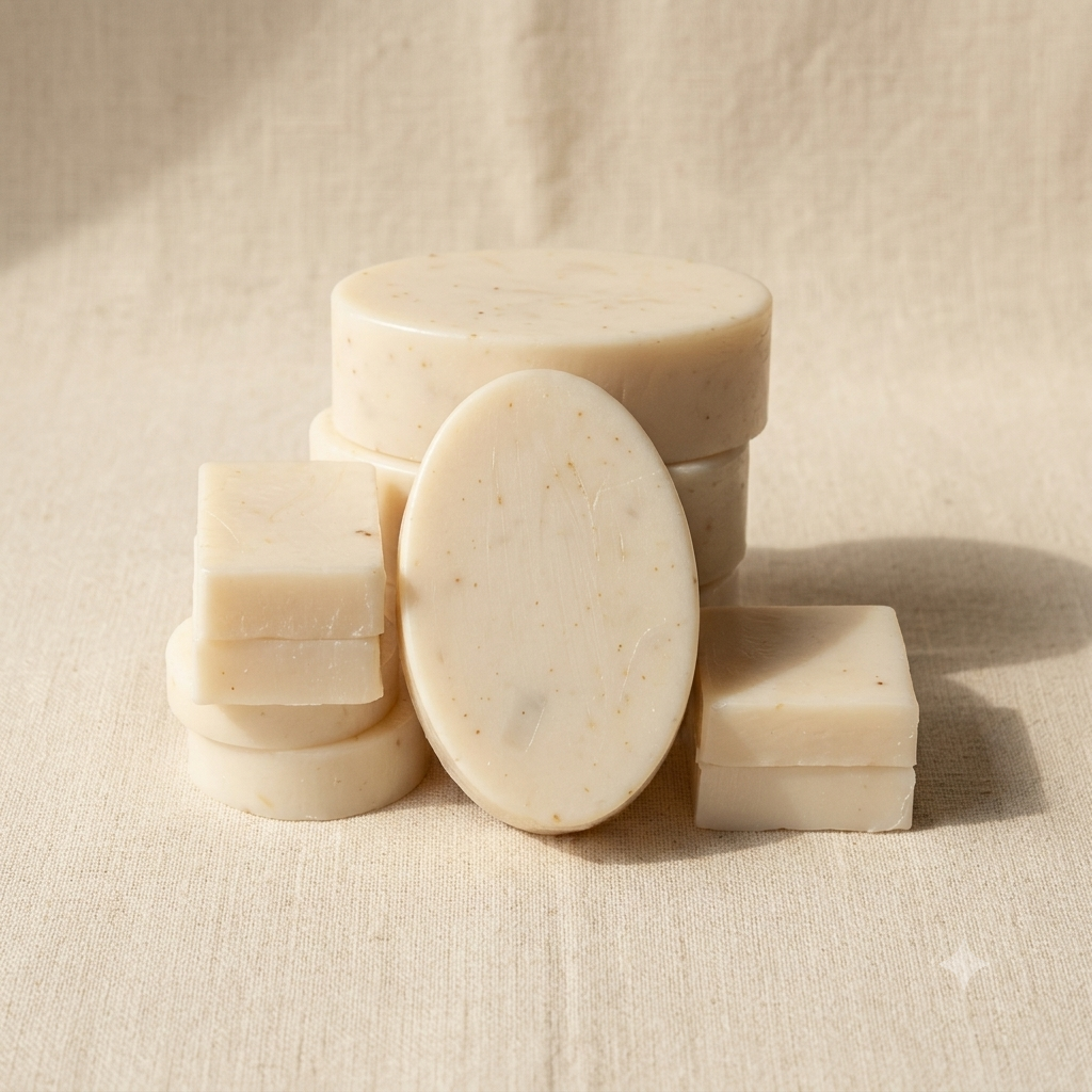 Almond and goat milk soap bar