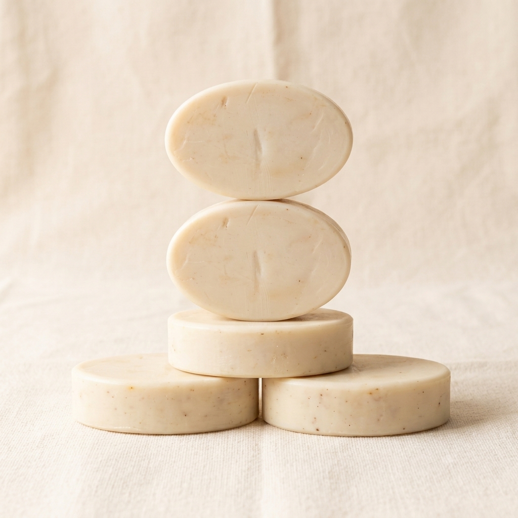 Goat milk and flaxseed soap bar