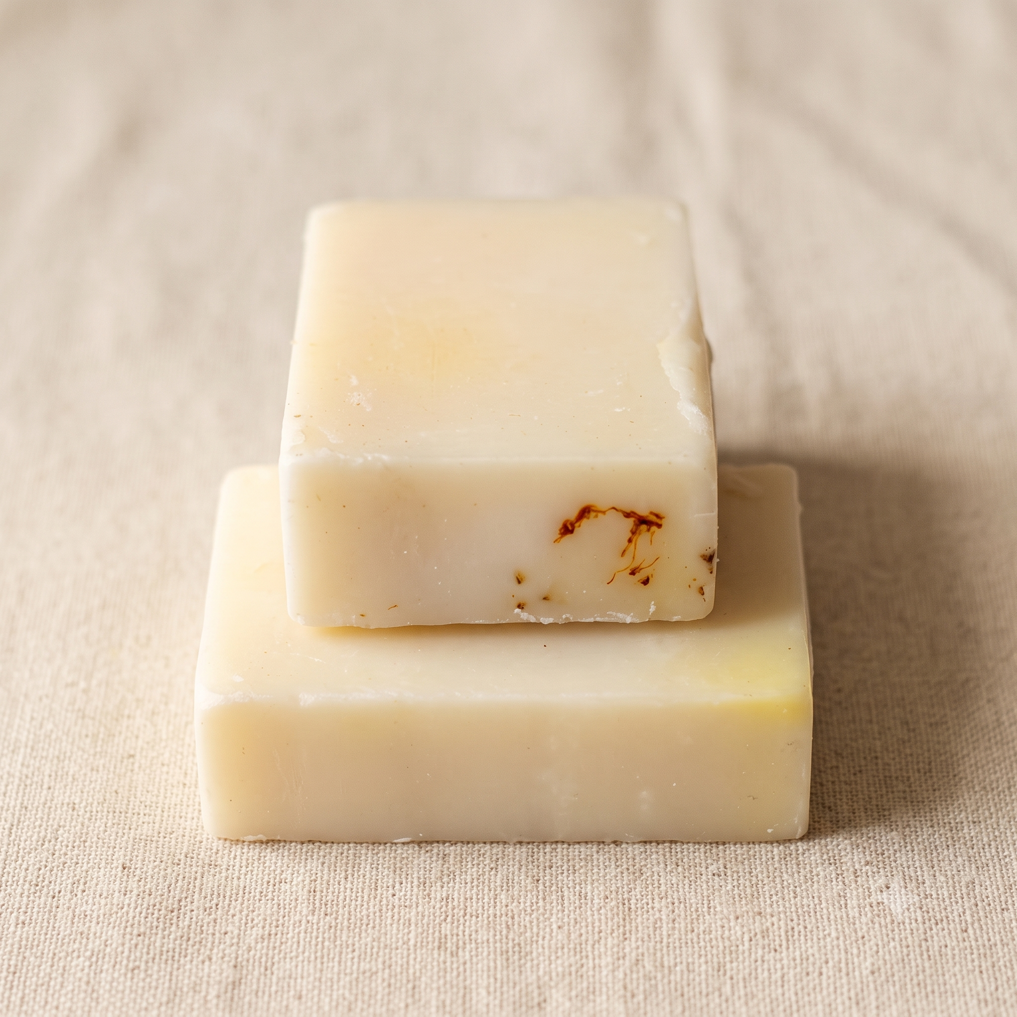 Saffron and goat milk soap bar