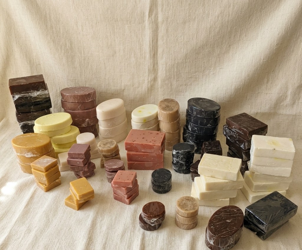 Cut bars from a finished batch